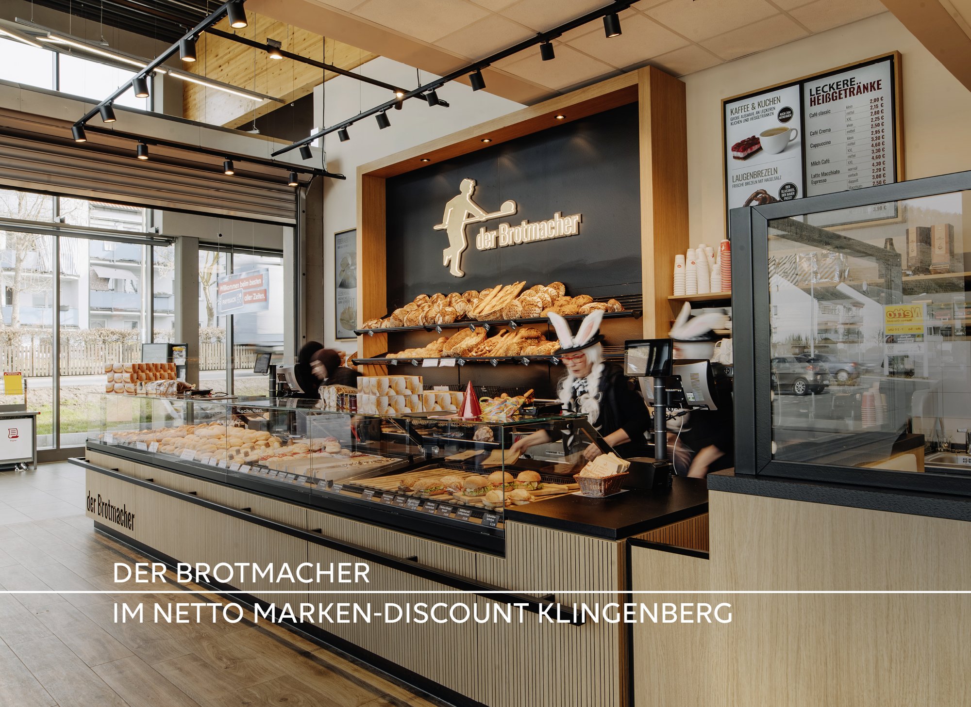 Der Brotmacher im Netto Marken-Discount Klingenberg Imagebilder und Renderings